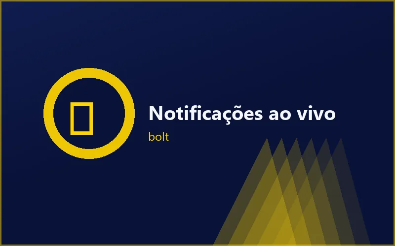 Notificações ao vivo — Estrela Bet