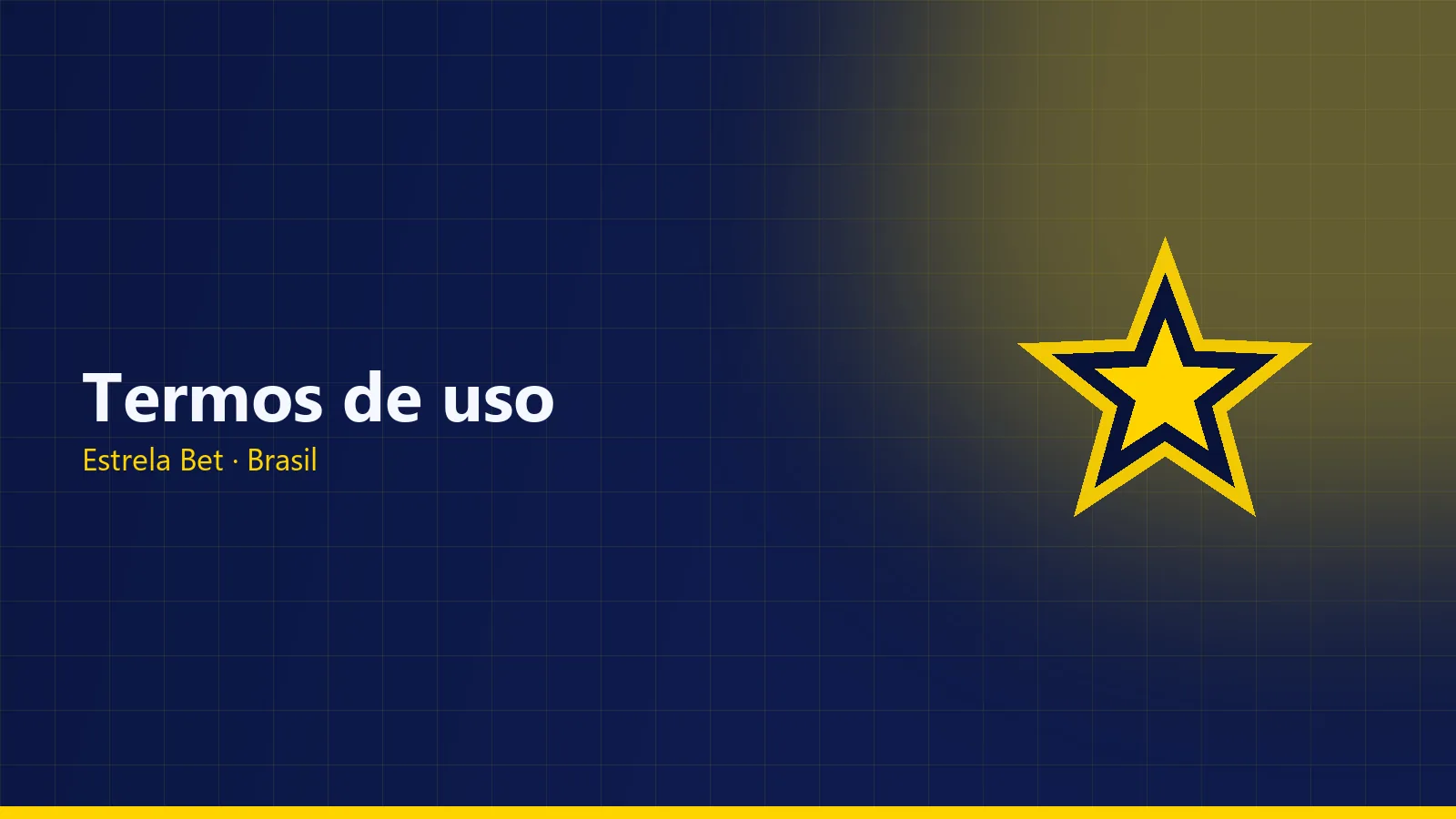 Documento de termos de uso betestrelabr.com